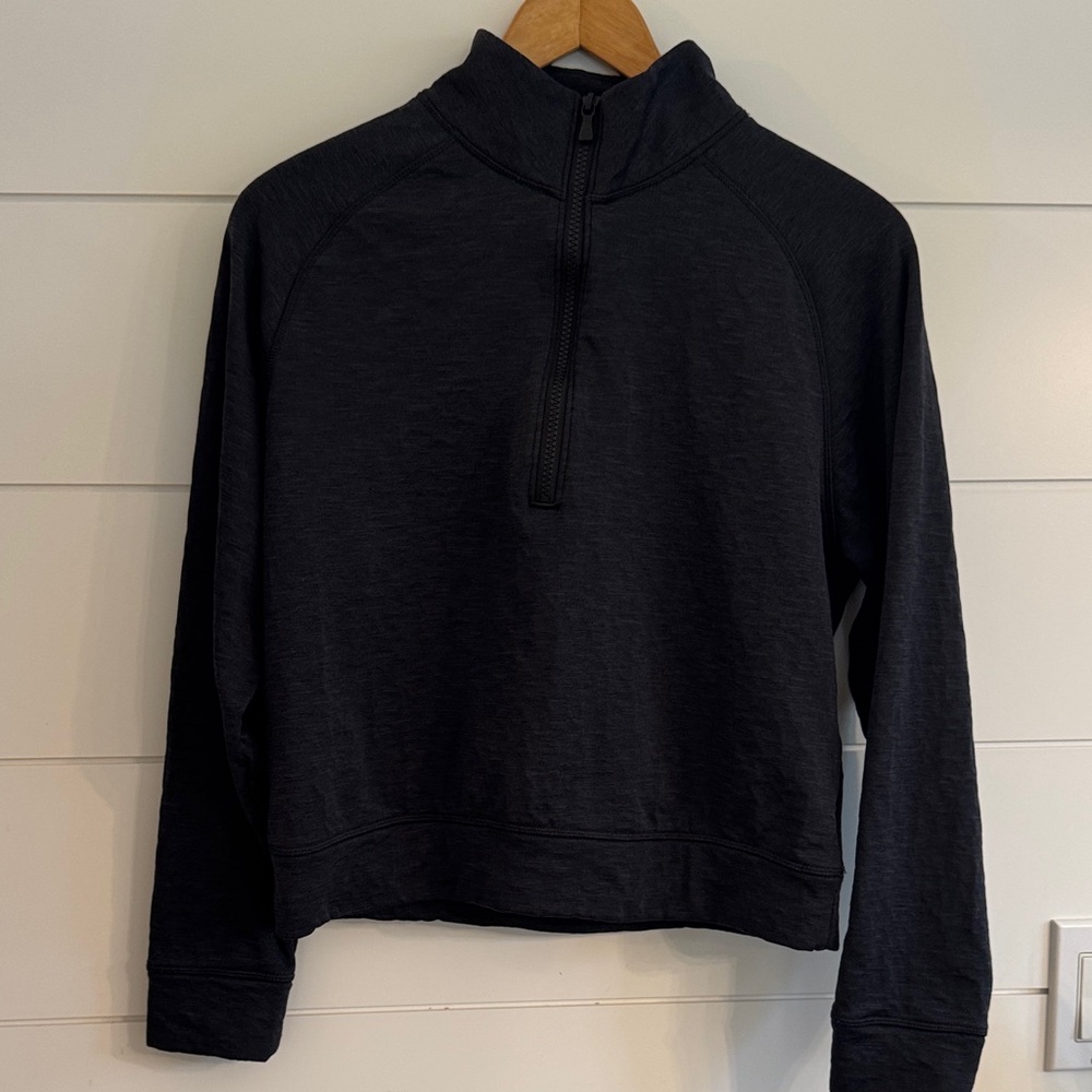Peter Millar Eclipse Black Quarter-Zip Sweatshirt… - image 3